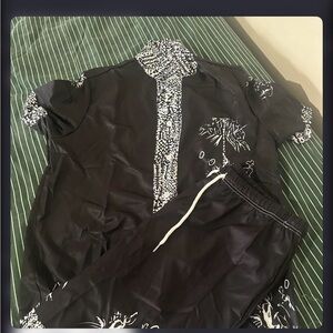 SHEIN Black and White Men's Set